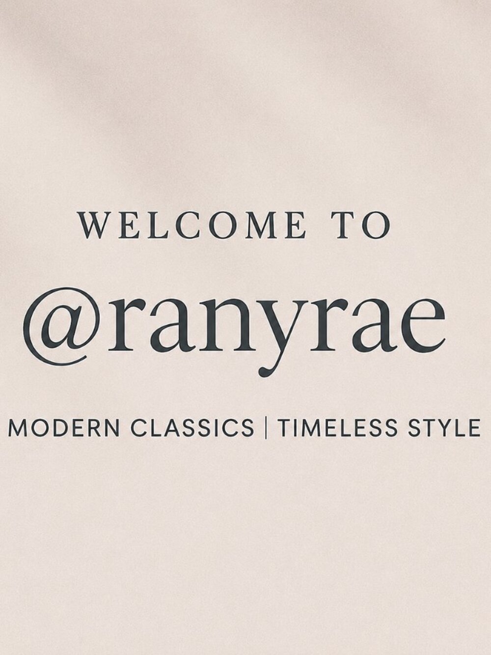 ✨ Meet the Posher | @ranyrae ✨.